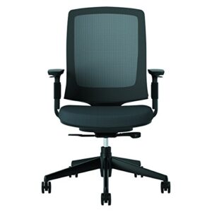 HON Lota Office Chair - Mid Back Mesh Desk Chair or Conference Room Chair, Black (H2281)