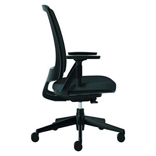 HON Lota Office Chair - Mid Back Mesh Desk Chair or Conference Room Chair, Black (H2281)