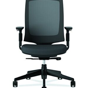 HON Lota Office Chair - Mid Back Mesh Desk Chair or Conference Room Chair, Black (H2281)