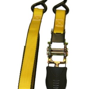 Everest Premium Ratchet Tie Down – 4 PK – 1 IN – 10 FT – 300 LBS Working Load – 900 LBS Break Strength – Cambuckle Alternative – Cargo Straps Perfect for Moving Appliances, Lawn Equipment and Motorcycles