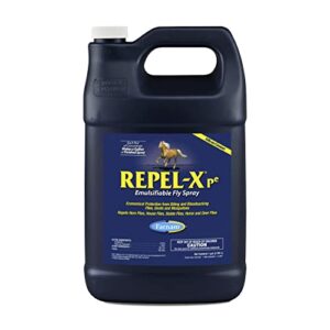 farnam repel-xpe emulsifiable horse fly spray, liquid concentrate, mix with water, 128 ounces, one gallon