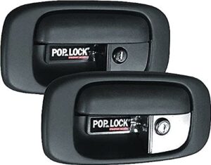 pop & lock pl1700 black manual tailgate lock for chevy/gmc