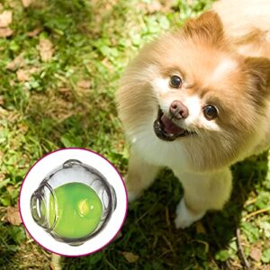 Chase 'n Chomp Dog Amazing Squeaker Ball Toy for Pets, Clear, 3.5 Inch, All Breed Sizes