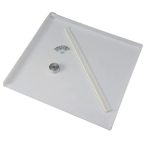 WESTLAND SALES PI-22 Drain-A-Way Pan 24" X 22.5" , white