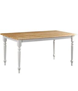 boraam farmhouse table, white/natural