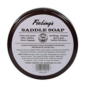 Fiebing's Saddle Soap, White, 3.5 oz