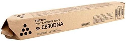 Ricoh Black 25500 Page Yield Toner Cartridge for SP C830DNA SP C831DN Aficio Printer 821117