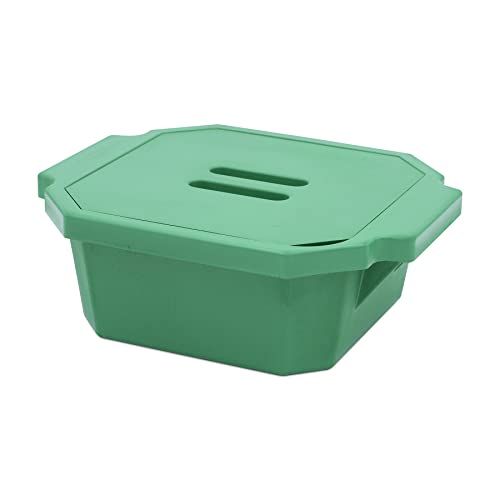 SP Bel-Art Magic Touch 2 High Performance Green Ice Bucket; 2.5 Liter, with Lid (M16807-2004)