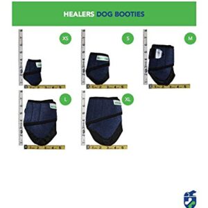 HEALERS PetCare Medical Dog Bootie, Single Unit - Blue