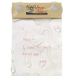 Aqua Love Notes Waterproof Notepad …