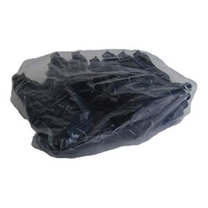 Sabert 6" Serving Tong, Black, Durable Plastic, Disposable, 72 Count 