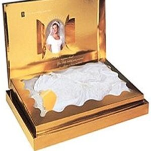 Acid Free Wedding Dress Premium Preservation Box Bridal Keepsafe (Gold)