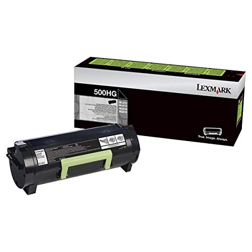 Lexmark 50F0H0G 500HG MS310 MS312 MS315 MS410 MS415 MS510 MS610 Toner Cartridge (Black) in Retail Packaging