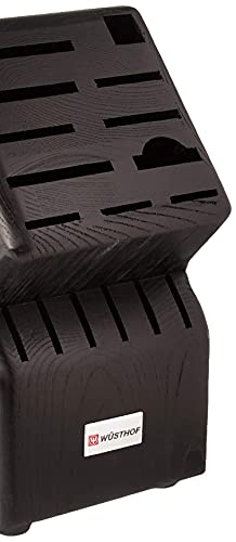 WÜSTHOF 17-Slot Black Knife Storage Block