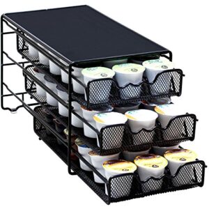 DecoBros 3 Tier Drawer Storage Holder 54 Keurig K-cup Coffee Pod.