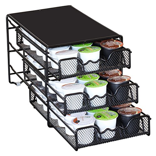 DecoBros 3 Tier Drawer Storage Holder 54 Keurig K-cup Coffee Pod.