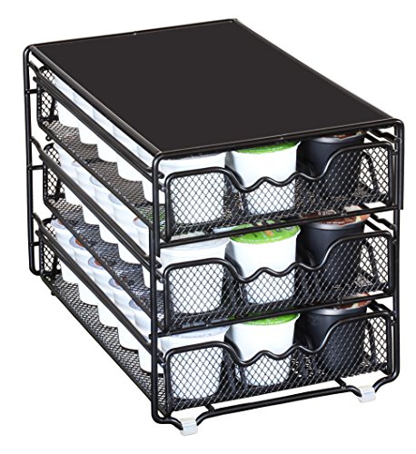 DecoBros 3 Tier Drawer Storage Holder 54 Keurig K-cup Coffee Pod.