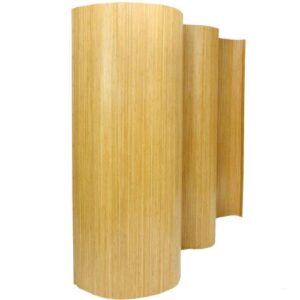 Oriental Furniture 6 ft. Tall Bamboo Wave Screen - Natural