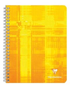 clairefontaine - wirebound notebook 6.75" x 8.63" french or college ruled – 120 pages