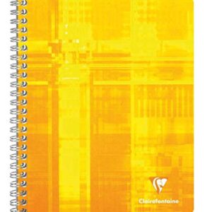 Clairefontaine - Wirebound Notebook 6.75" x 8.63" French or College Ruled – 120 Pages