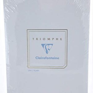Clairefontaine "Triomphe" Stationery Tablet, Blank, A5 (5.75" x 8.25")