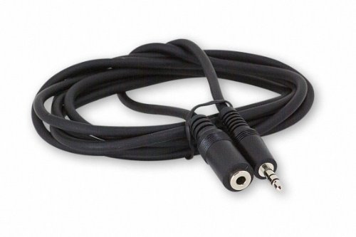 YCS basics 6 Foot 3.5mm Stereo Headphone/AUX Extension Cable Male/Female