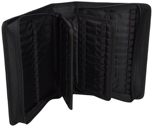 Tran Deluxe Pencil Case, Holds 120 Pencils, Black