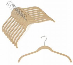 slim-line camel shirt hangers