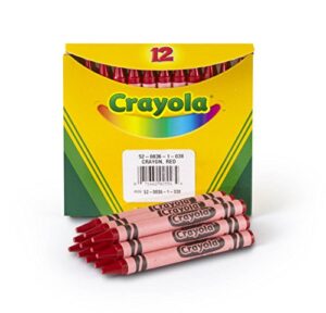 crayola bulk 12ct crayons (red)