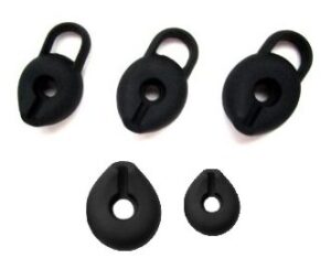 5 pc set oem ear gels buds tips cushions for blueant smart q2 q1 t-1 endure wireless bluetooth headset blue ant q-2 q-1