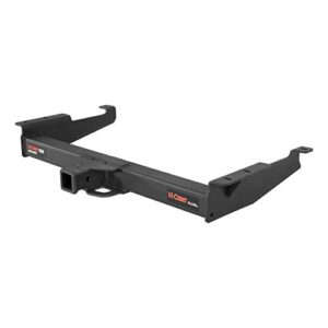 curt 15320 xtra duty class 5 trailer hitch, 2-in receiver, compatible with select chevrolet express, gmc savana , black