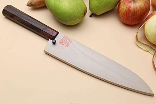 Yoshihiro VG-10 46 Layers Hammered Damascus Santoku Japanese Multipurpose Chef Knife (Rosewood Handle) (Rosewood Handle)