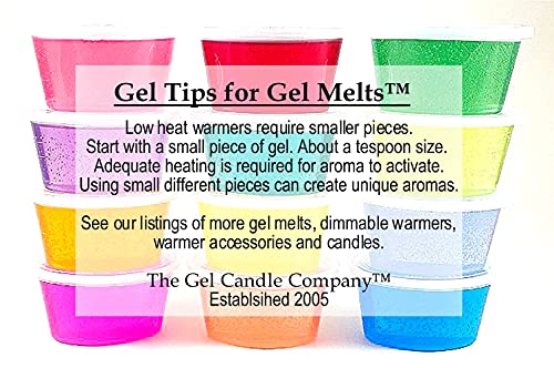 3 Pack Lavender Aroma Gel Melts for Warmers and Burners by The Gel Candle Company Peel, MELT and Enjoy