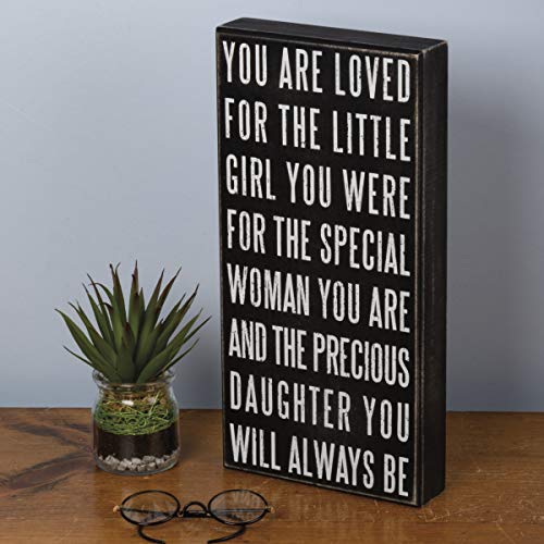 Primitives by Kathy 19000 Classic Box Sign, 7 x 14-Inches, You are Loved