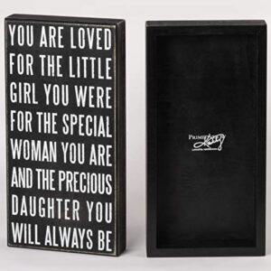 Primitives by Kathy 19000 Classic Box Sign, 7 x 14-Inches, You are Loved