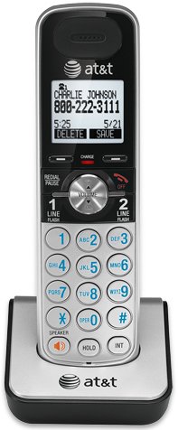 AT&T (TL88102) Dect 6.0 1-Handset 2-Line Landline Telephone Bundle with 3 Handsets and Dual Caller ID/Call Waiting