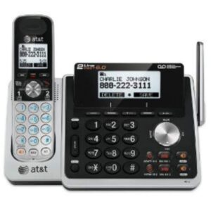 AT&T (TL88102) Dect 6.0 1-Handset 2-Line Landline Telephone Bundle with 3 Handsets and Dual Caller ID/Call Waiting