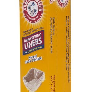 Arm & Hammer 12 Count Drawstring Liners, Large