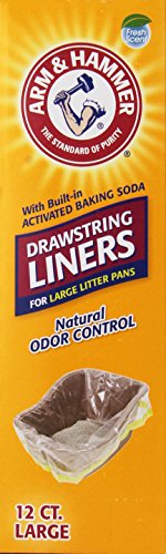 Arm & Hammer 12 Count Drawstring Liners, Large