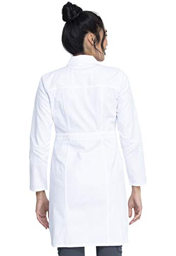 Dickies womens Professional Whites 37" Medical Lab Coat, White, Medium US