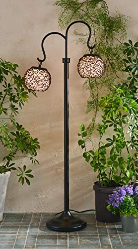 Kenroy Home Castillo Floor Lamps, Medium, Oil Rubbed Bronze with Highlight