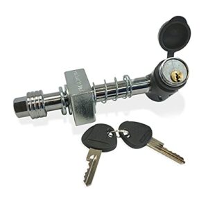 let's go aero (shp2040) keyless press-on locking silent hitch pin for 2in hitches