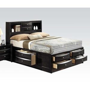acme furniture ireland black eastern king bed