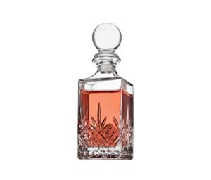 godinger mini whiskey decanter for liquor whisky vodka or wine - 10oz, dublin collection