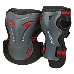 boneshieldz tarmac 360 combo pack protective pads, small , black