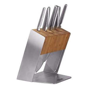 global knife 6-piece block set g-79586au, stainless steel