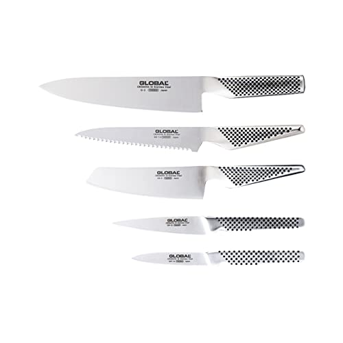 Global Knife 6-Piece Block Set G-79586AU, Stainless Steel