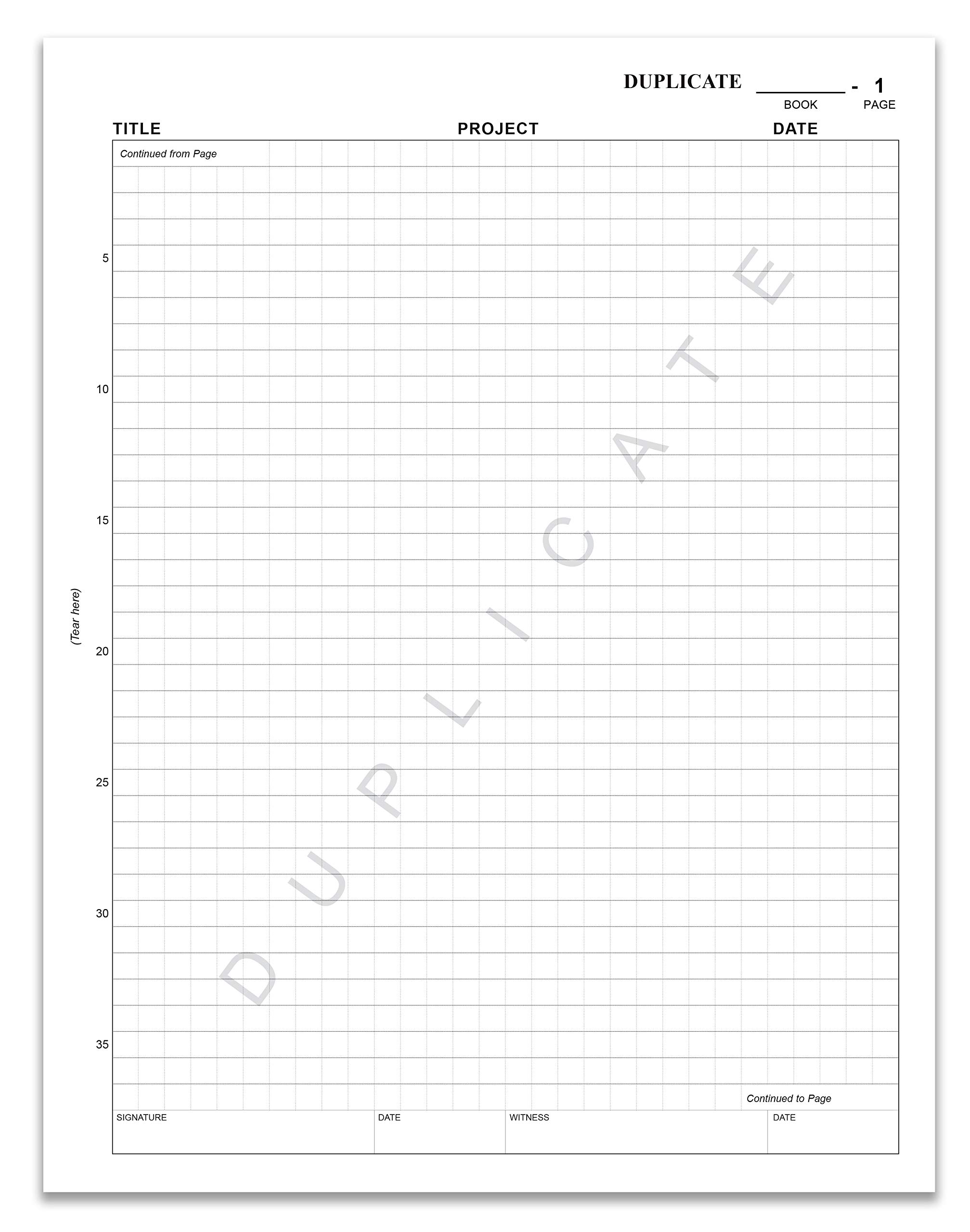 BookFactory Carbonless Student Lab Notebook - 50 Sets of Pages (8.5" X 11") (Duplicator) - Scientific Grid Pages, Durable Translucent Cover, Wire-O Binding (LAB-050-7GW-D (Student))