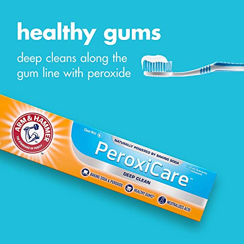 Arm & Hammer PeroxiCare Deep Clean Toothpaste Clean Mint 6 oz (Pack of 3)