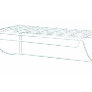 ClosetMaid 8278 18-Inch Wide Laundry Utility Hanger Shelf , White